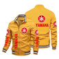 Men's Yamaha logo print motorcycle jacket casual trendy custom racing team clothes oversized jacket sportswear men clothing coat