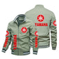 Men's Yamaha logo print motorcycle jacket casual trendy custom racing team clothes oversized jacket sportswear men clothing coat