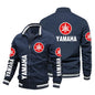 Men's Yamaha logo print motorcycle jacket casual trendy custom racing team clothes oversized jacket sportswear men clothing coat